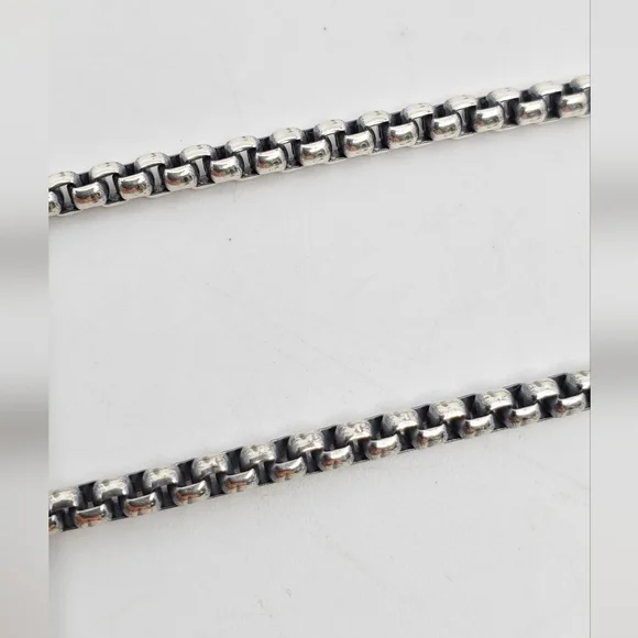 David Yurnman 28" Box Chain Necklace - Picture 5 of 5
